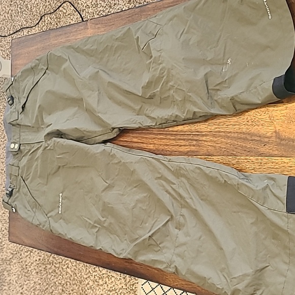 Columbia Omni Tech Convet Snow Pants Mens M Green  Pockets - Picture 4 of 7